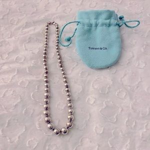 T&CO graduated ball necklace